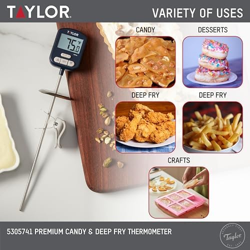 Taylor Digital Programmable Candy and Deep Fry Thermometer