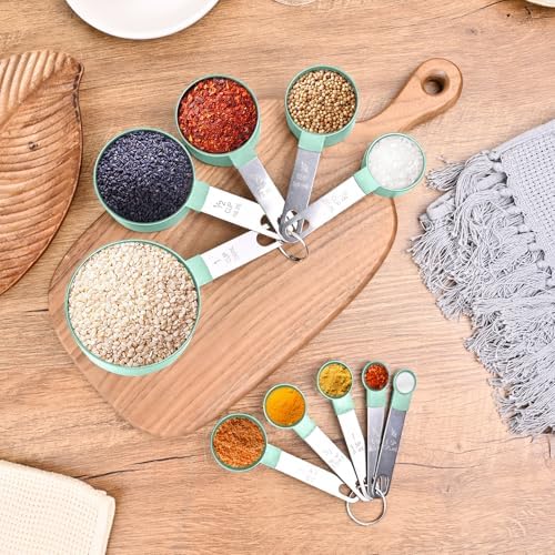 Measuring Cups and Spoons Set, 10-Piece
