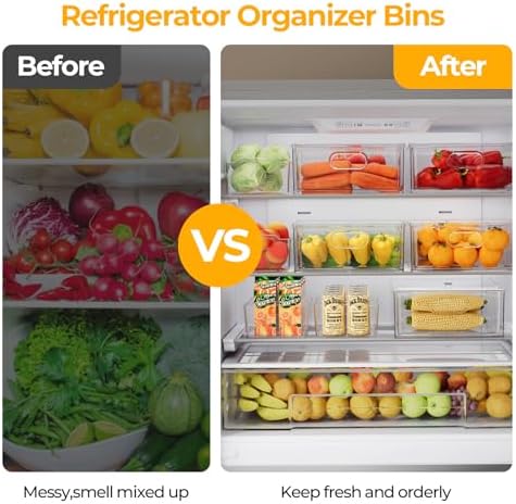 Refrigerator Organizer Bins