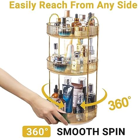 Asayuee 360 Rotating Makeup Organizer