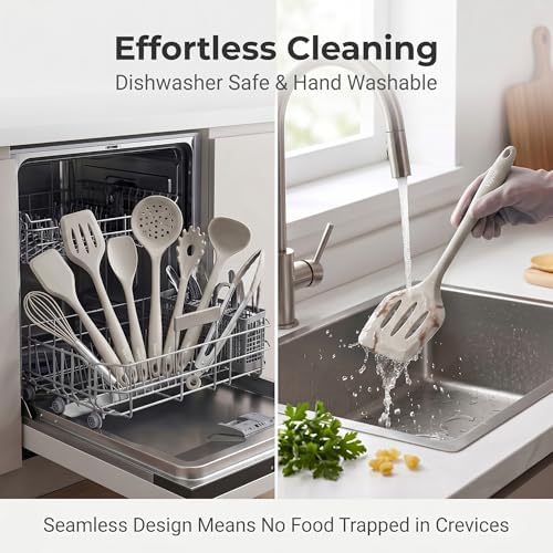 Vayvnt Silicone Kitchen Utensils Set