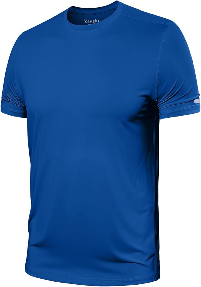 Men's Quick Dry Athletic Gym T-Shirt Moisture Wicking Workout Tee