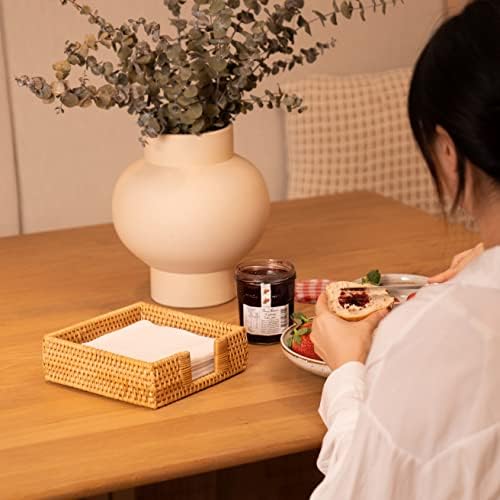 Rattan Napkin Holder Square, Napkin Holders