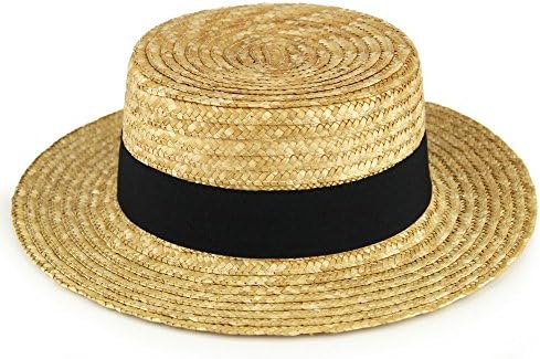 Skimmer Hat Costume Accessory