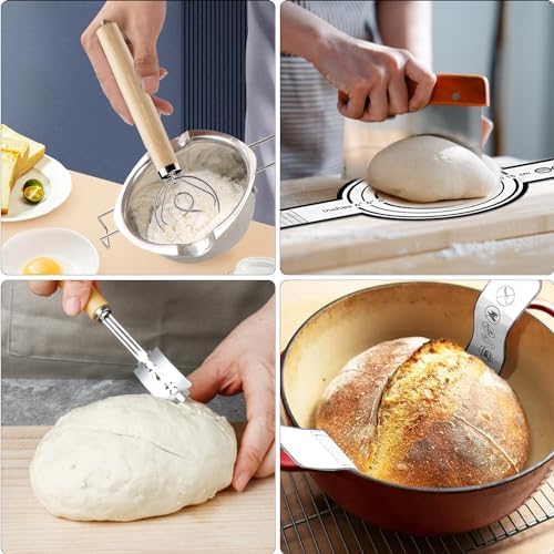 Sourdough Starter Kit, Bread Sling, Starter Jar, Bread Lame, Sour Dough Making