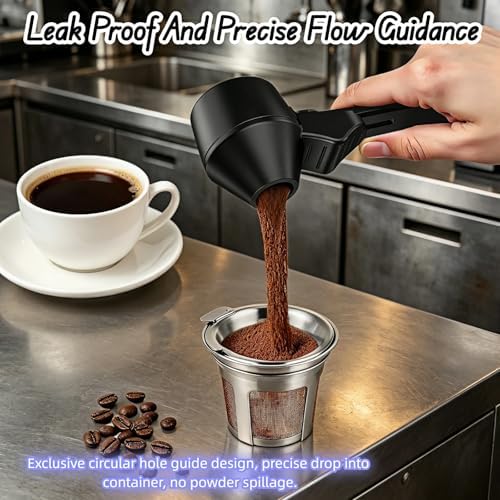 2 Tbsp Coffee Scoop with Funnel & Leveler