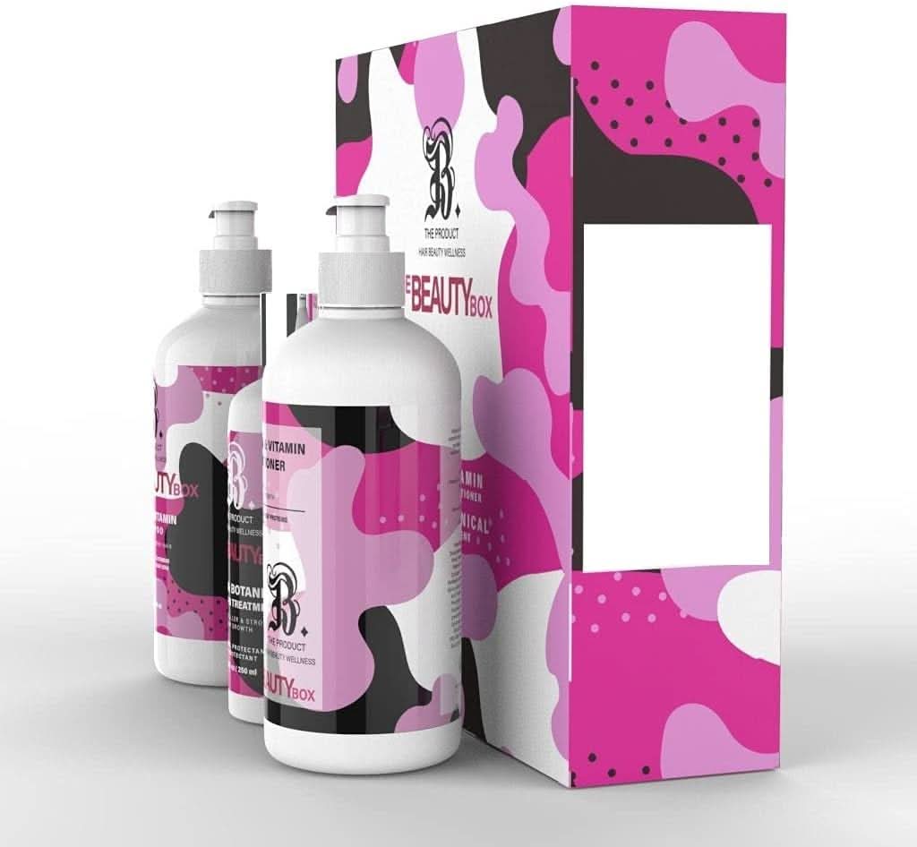 Biotin Infused Shampoo, Conditioner & Leave-in Hair Care Set