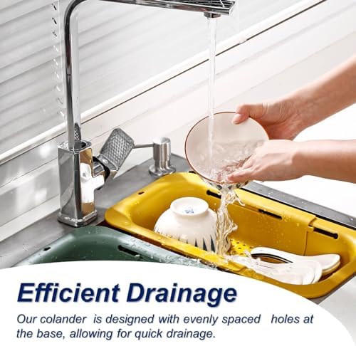 Extendable Sink Colander Strainer Basket