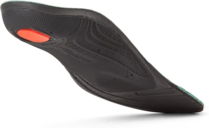 Icebug Comfort Insoles with Dynamic Arch Support, Charcoal Medium Arch, M 8/W 9.5-10