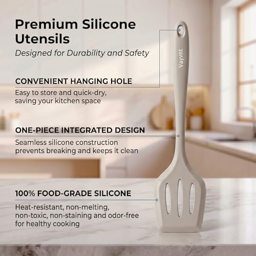 Vayvnt Silicone Kitchen Utensils Set