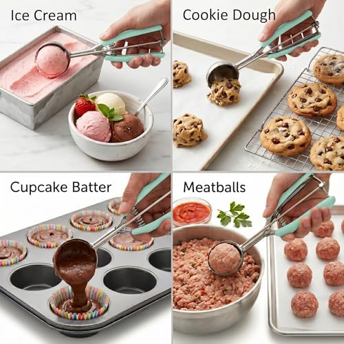 Mini Cookie Scoop, 2Tsp/10ml/ 0.34oz Cookie Scooper