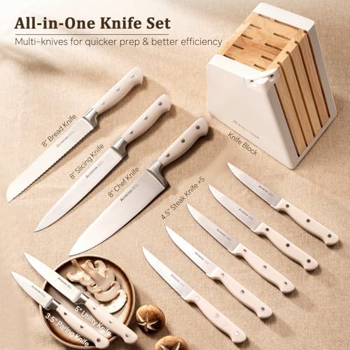 Knife Set, Astercook Kitchen Knives Set