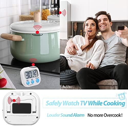 Weewooday 24 Pcs Digital Kitchen Timer Bulk