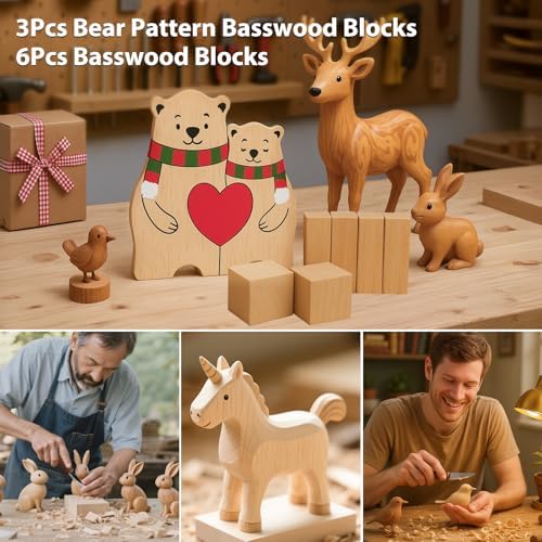 Wood Carving Kit for Beginners