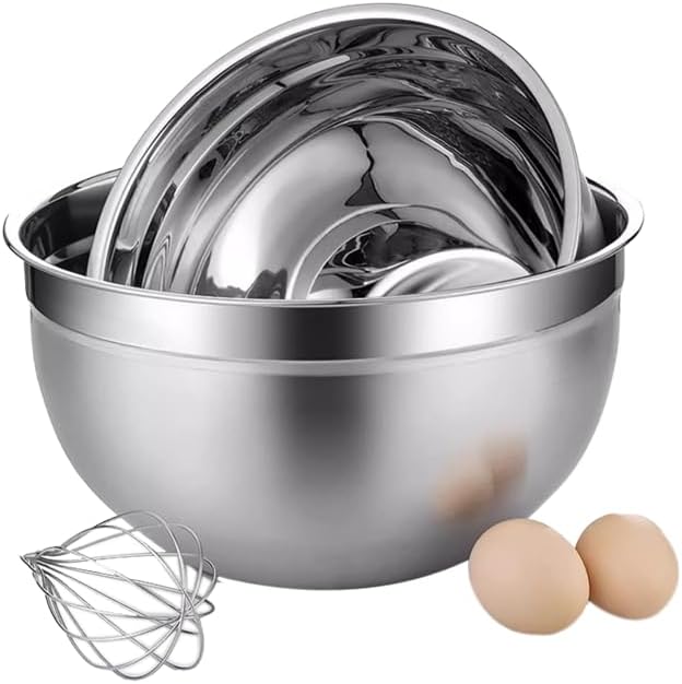 Premium Mixing Bowl Stainless Steel Mixing Bowl, Durable and Rustproof