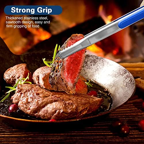 4Pcs Stainless Steel Kitchen Tongs