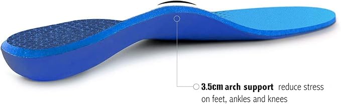 Plantar Fasciitis Feet Insoles Arch Supports Orthotics Inserts Relieve Flat Feet, High Arch (Mens 16-16 1/2)