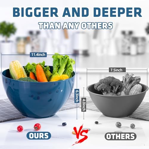 LUXEAR 15 Piece Mixing Bowls