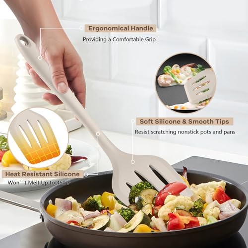 TeamFar Silicone Cooking Utensils