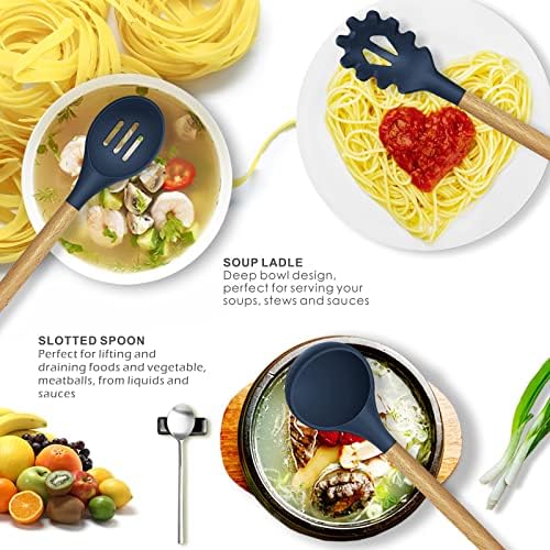 oannao Silicone Cooking Utensils Set