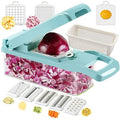 Ourokhome Vegetable Chopper Onion Cutter, 12 in 1 Professional Mandoline Slicer