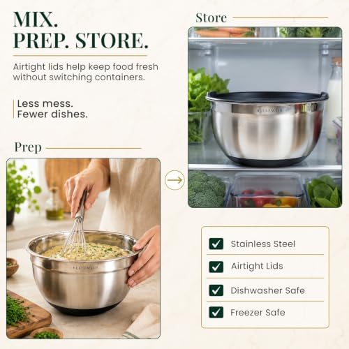 Bellemain Stainless Steel Mixing Bowls