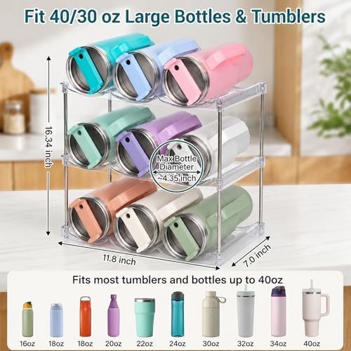 Stackable Water Bottle Organizer