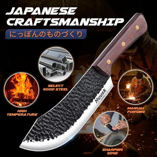 Huusk Butcher Knife for Meat Cutting
