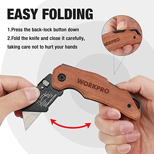 WORKPRO Folding Utility Knife