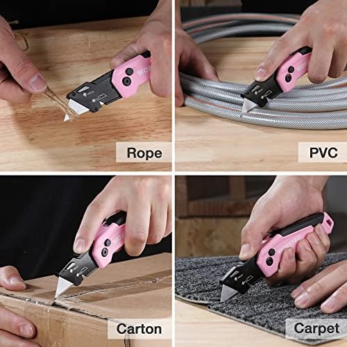WORKPRO Folding Utility Knife, Quick Change Box Cutter