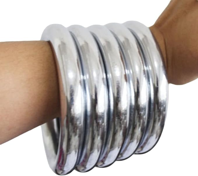 ZooBoo 2pcs Wing Chun Stainless Steel Training Rings (Pair) – Yeung Sau & Sticky Hand Strength Training for Wing Tsun, Siu Lum, and Kung Fu Practitioners