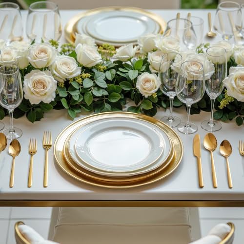 KINGSTONE Gold Silverware Set, 60 Piece Flatware Cutlery Set