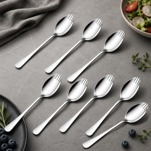 IQCWOOD 304 Stainless Steel Sporks