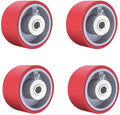 Heavy Duty Casters Wheels 4"5"6"8"DiameterX2"Width Industrial Caster Wheels Polyurethane Wheel with Capacity 800-1,500 lbs/pcs Used in,Trail Jack,Tool Box