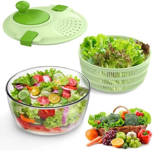 Salad Spinner 4.4 QT Lettuce Spinner