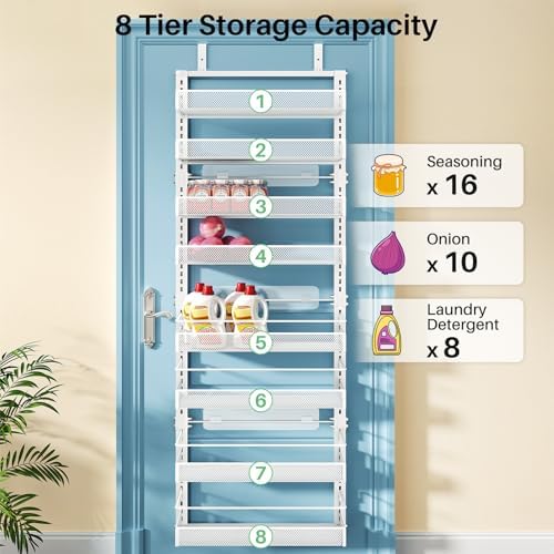 SNTD 8 Tiers Over the Door Organizer