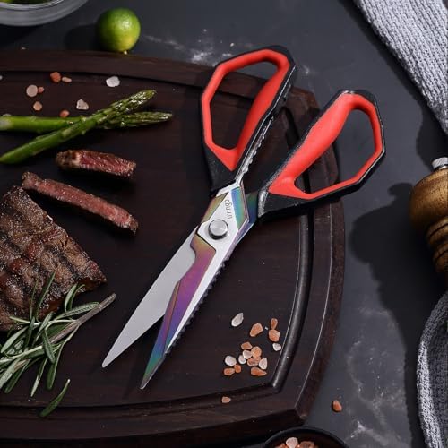 LIVINGO 9" Sharp Kitchen Scissors