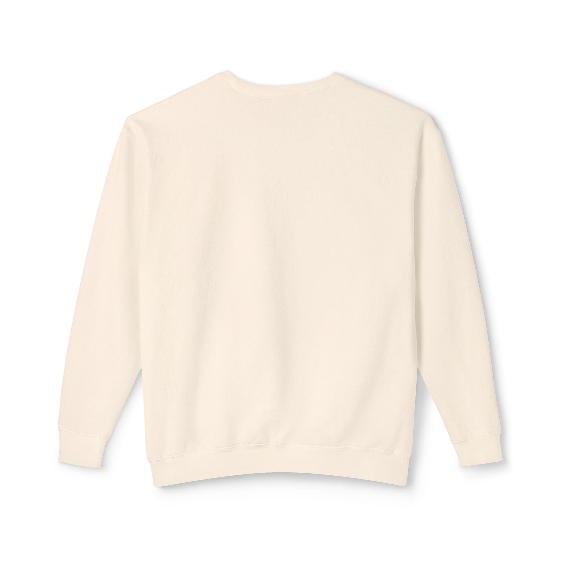 Unisex Lightweight Crewneck Sweatshirt in Charcoal and Cream