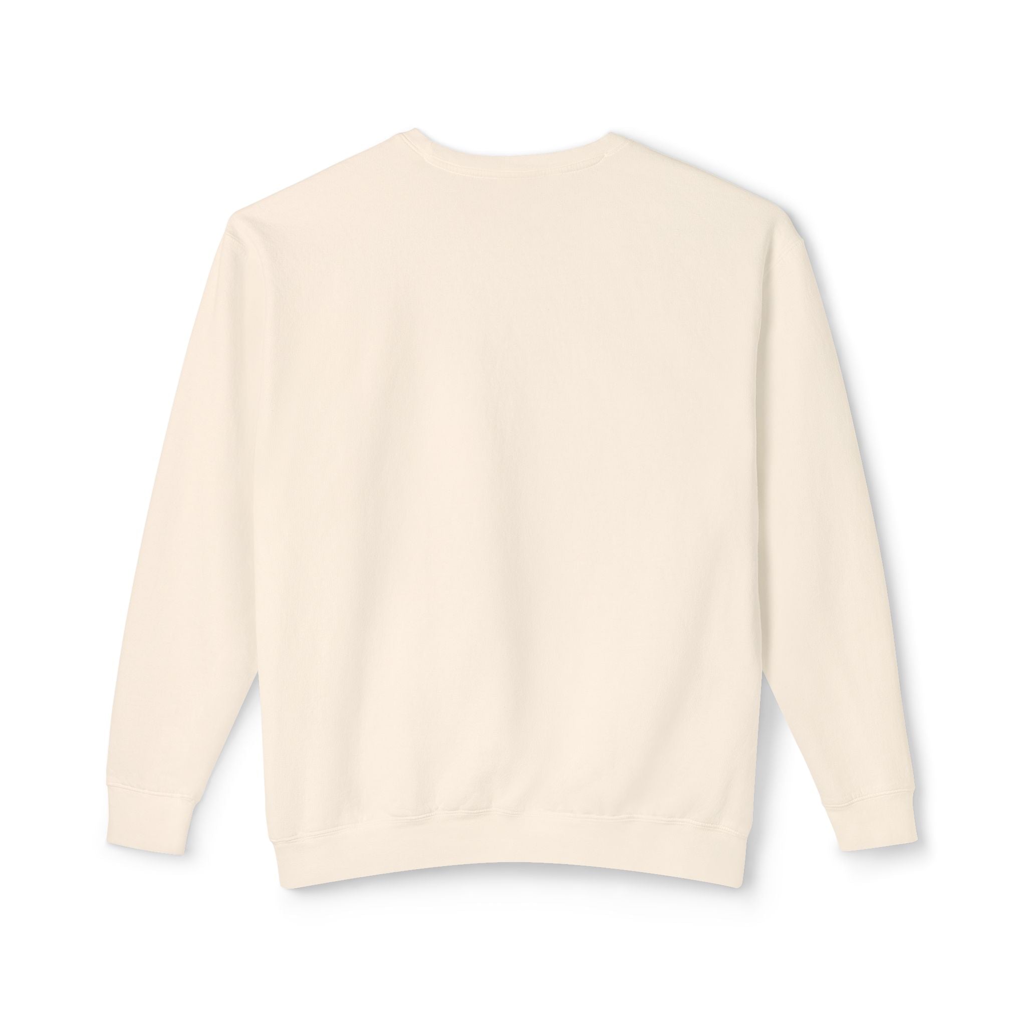Unisex Lightweight Crewneck Sweatshirt in Charcoal and Cream