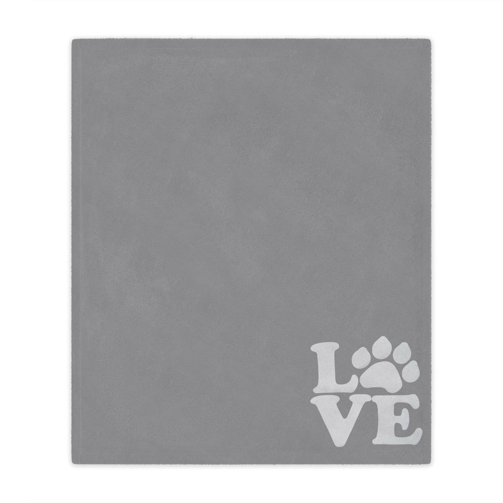 Love Dog Minky Blanket