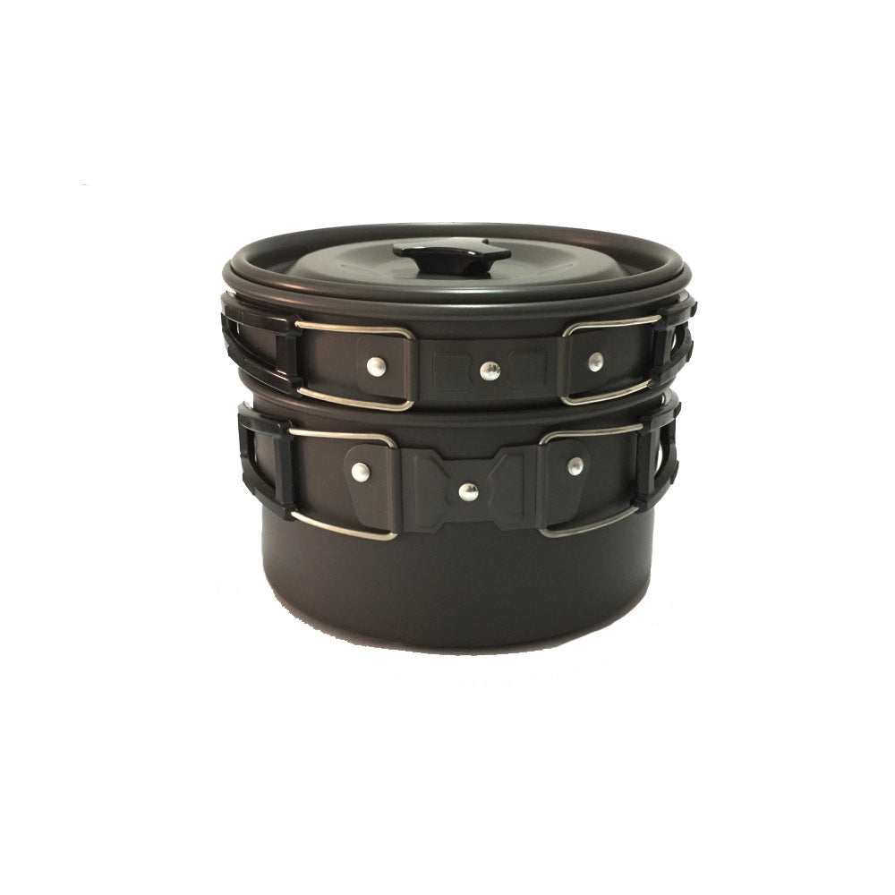 Portable Outdoor Cookware Set for Camping and Picnics