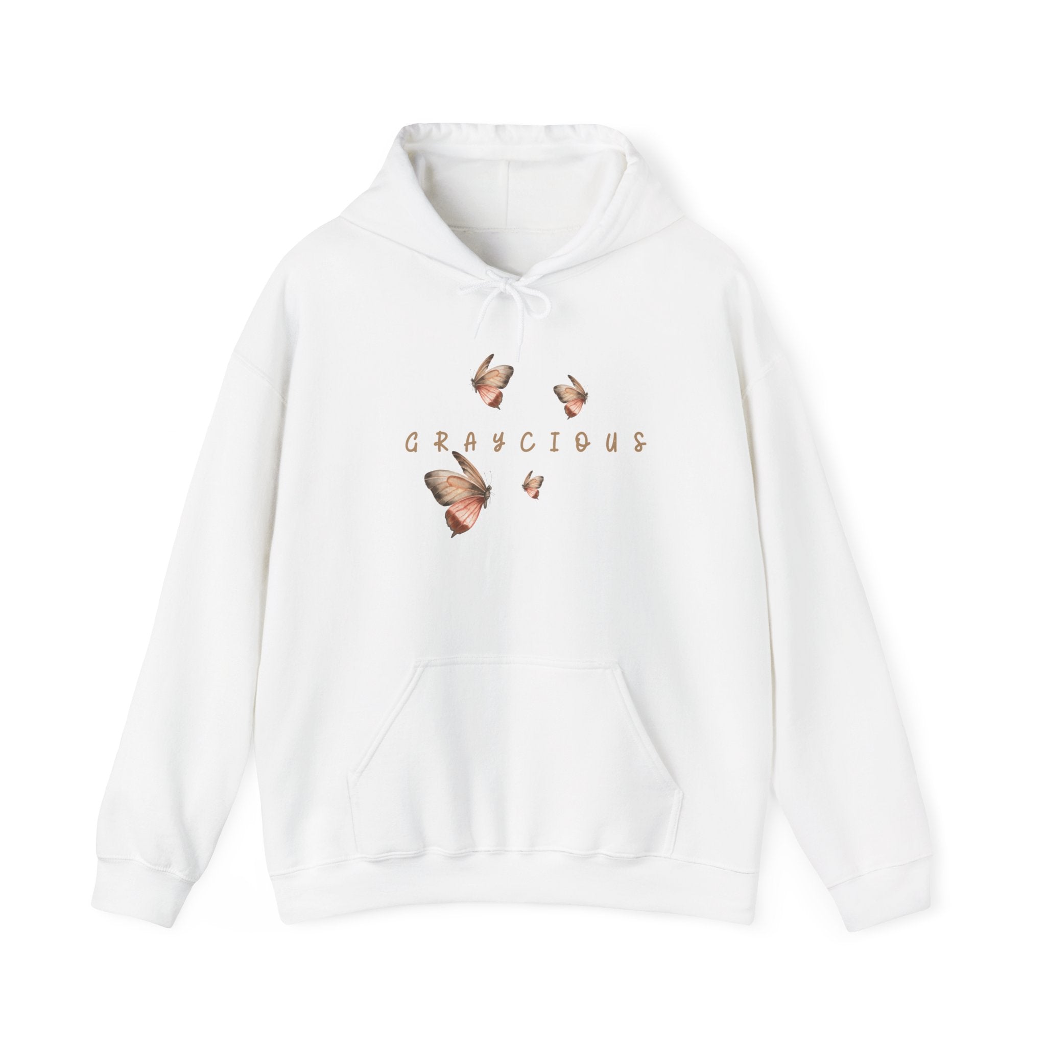 Butterfly Graphic Unisex Hoodie - Cozy Nature Inspired Sweatshirt