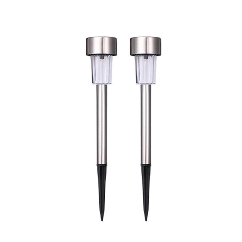 Premium Solar LED Garden Pathway Lights - Modern Stainless Steel
