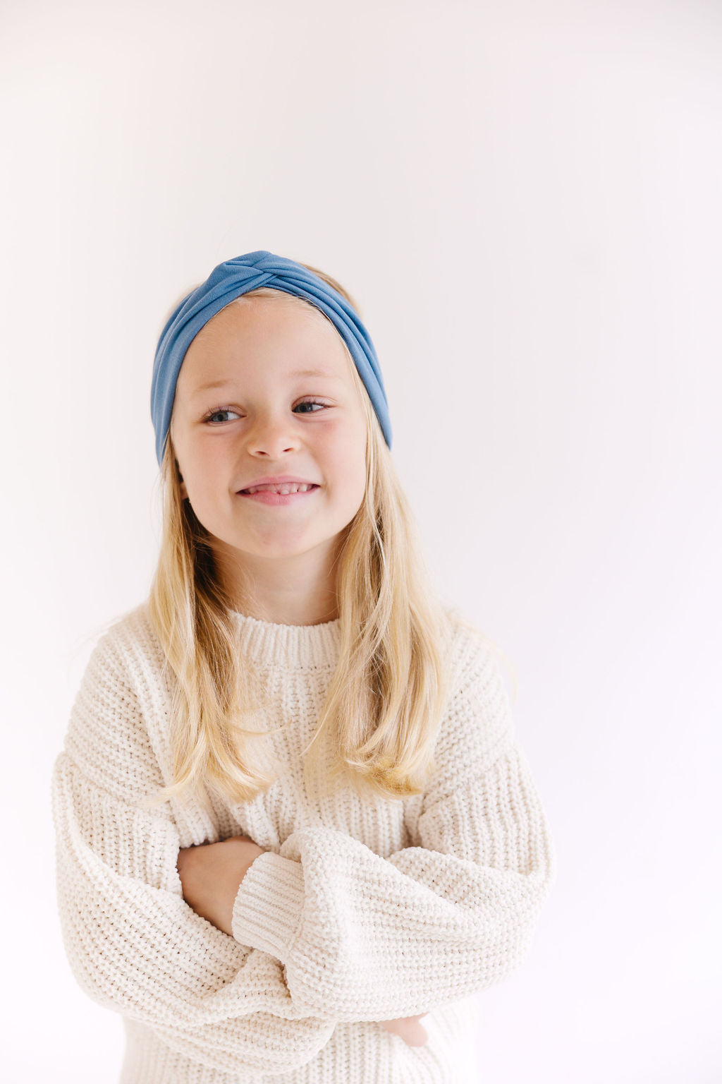 Black Solid Twisted Turban for Girls & Adults