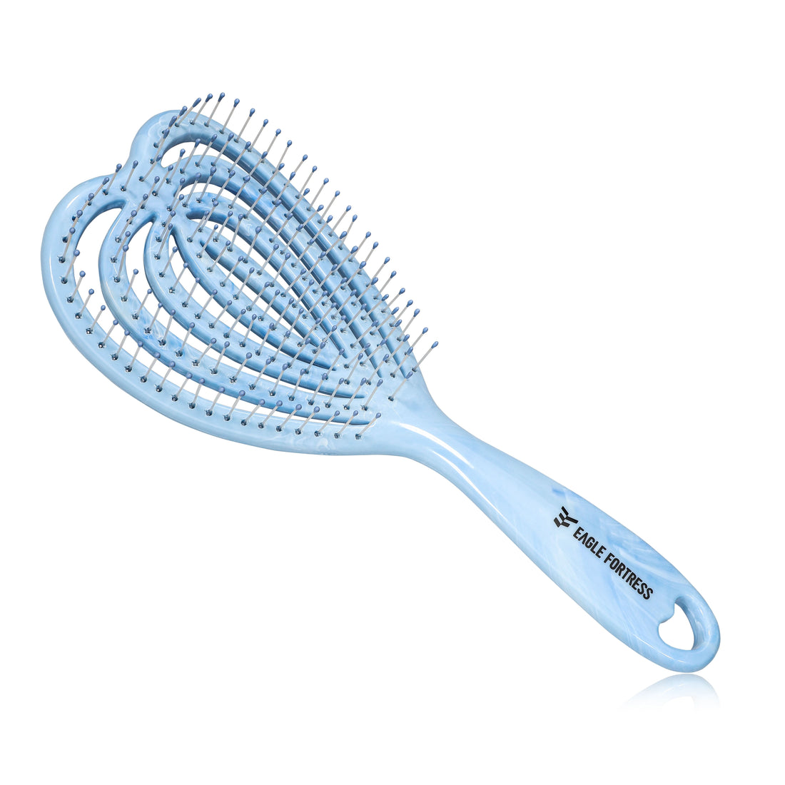 Blue Eagle Fortress curved vented detangling hair brush for all hair types