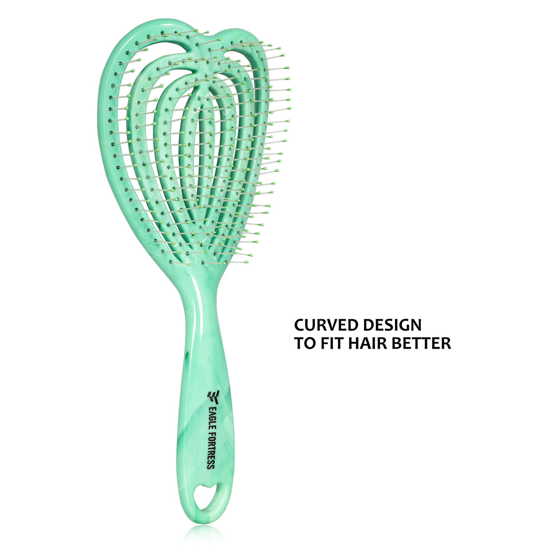 Curved Vented Hair Brush - Detangling Tool for All Hair Types