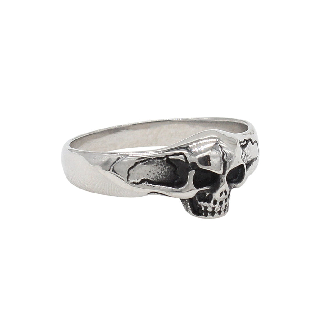 European And American Style Personalized Vintage Skull Titanium Steel Ring