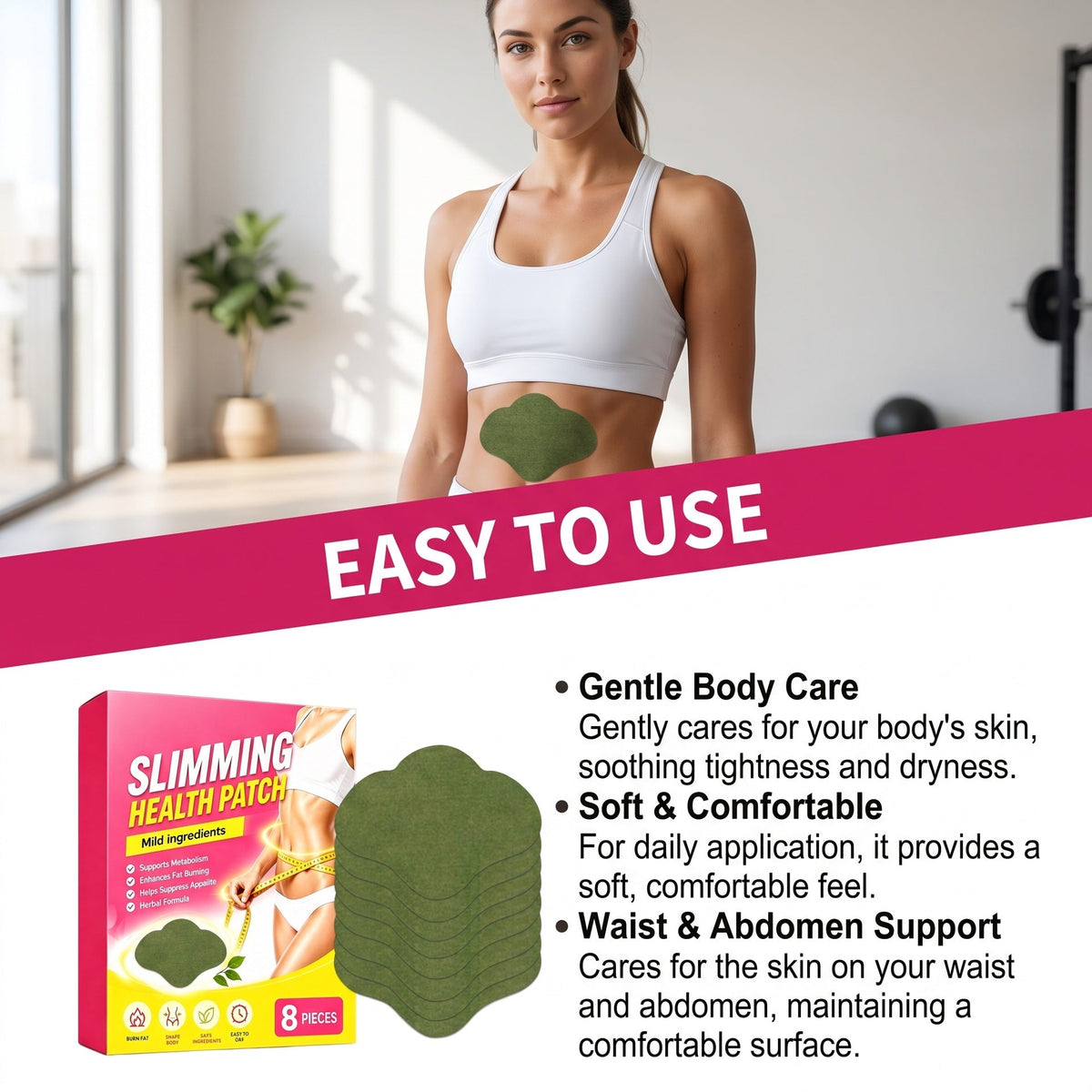 Body Care Patch With Plant-Based Formula  Gentle