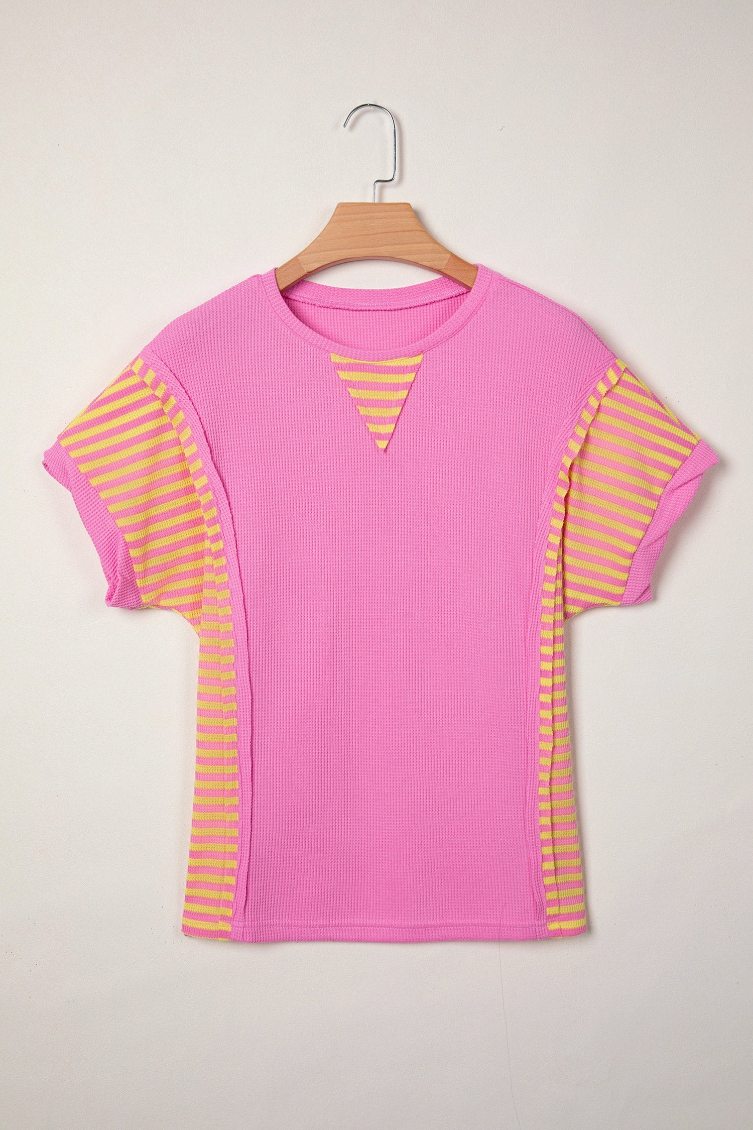 Wynter Patchwork Loose Fit Short Sleeve T-Shirt