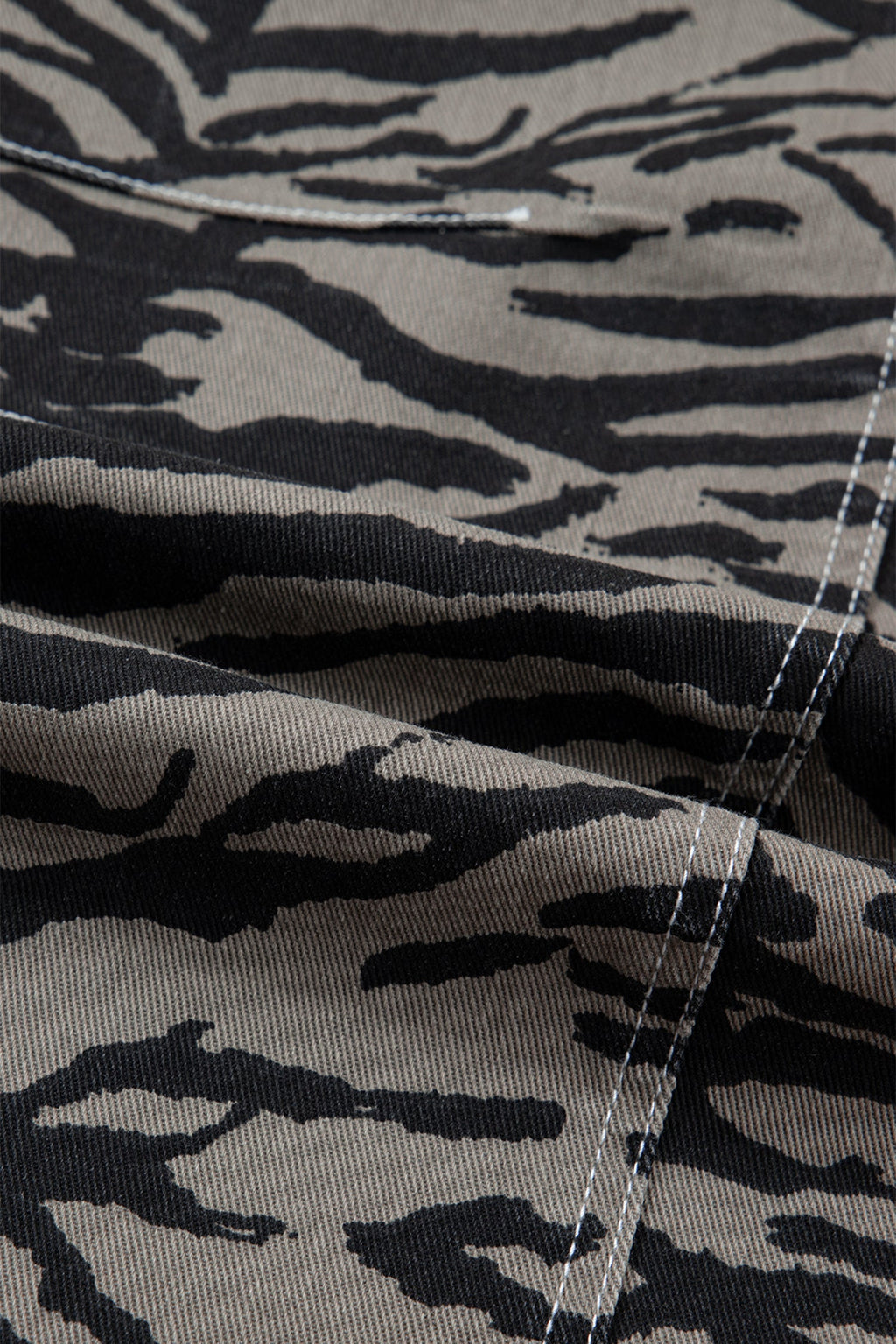 Zebra Stripe Wide Leg Jeans